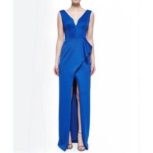 Black Halo EvE by Laurel Berman Women's Formal Blue Hendricks Gown Dress. Size 8